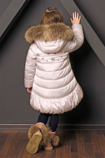 Пальто для девочки GnK ЗС-817 превью фото